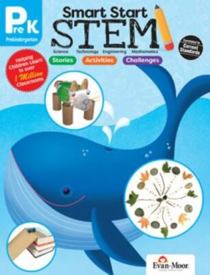 Evan-Moor Smart Start STEM Grade Pre-K Activity Book Hands-on STEM Activities ..