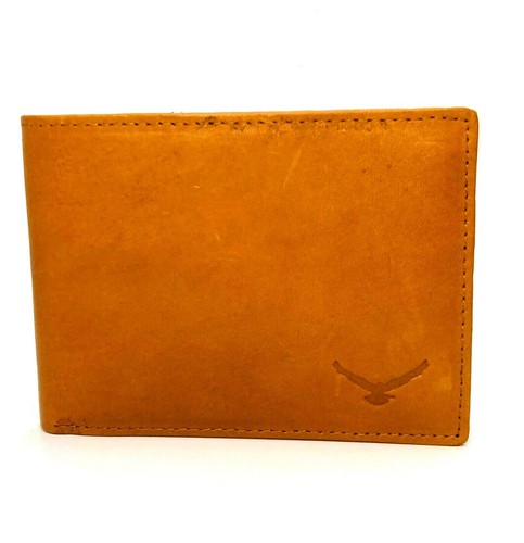 RFID Eagle Collection Tri-Fold Leather Wallet Credit Card Holder Walle Photo ID - Picture 13 of 17