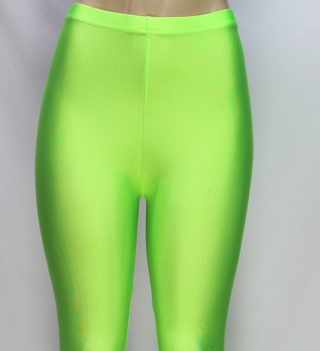Damen Leggings Stretch Neongrün Größe S - Bild 3 von 7