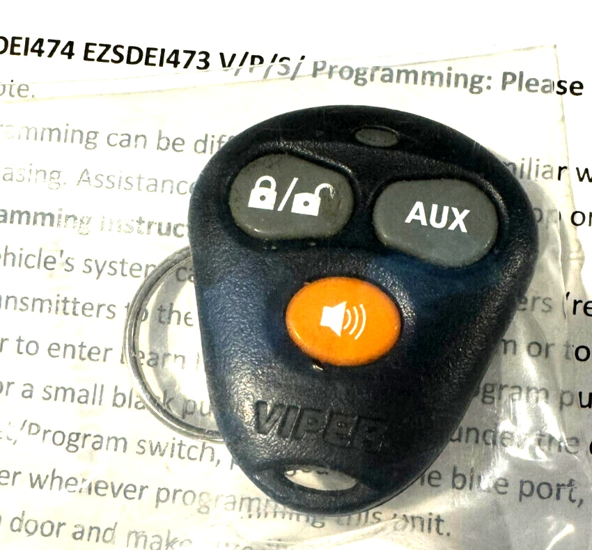 Original VIPER KEYLESS SECURITY ALARM FOB TRANSMITTER EZSDEI474V CE0890 starter - Image 4 of 4