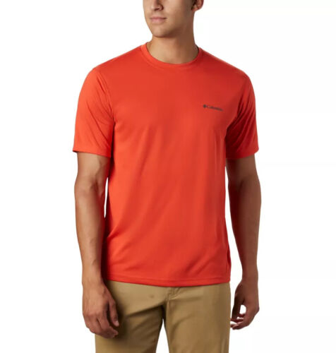 T-shirt Uomo Trekking Outdoor COLUMBIA col. Arancio - Foto 1 di 5