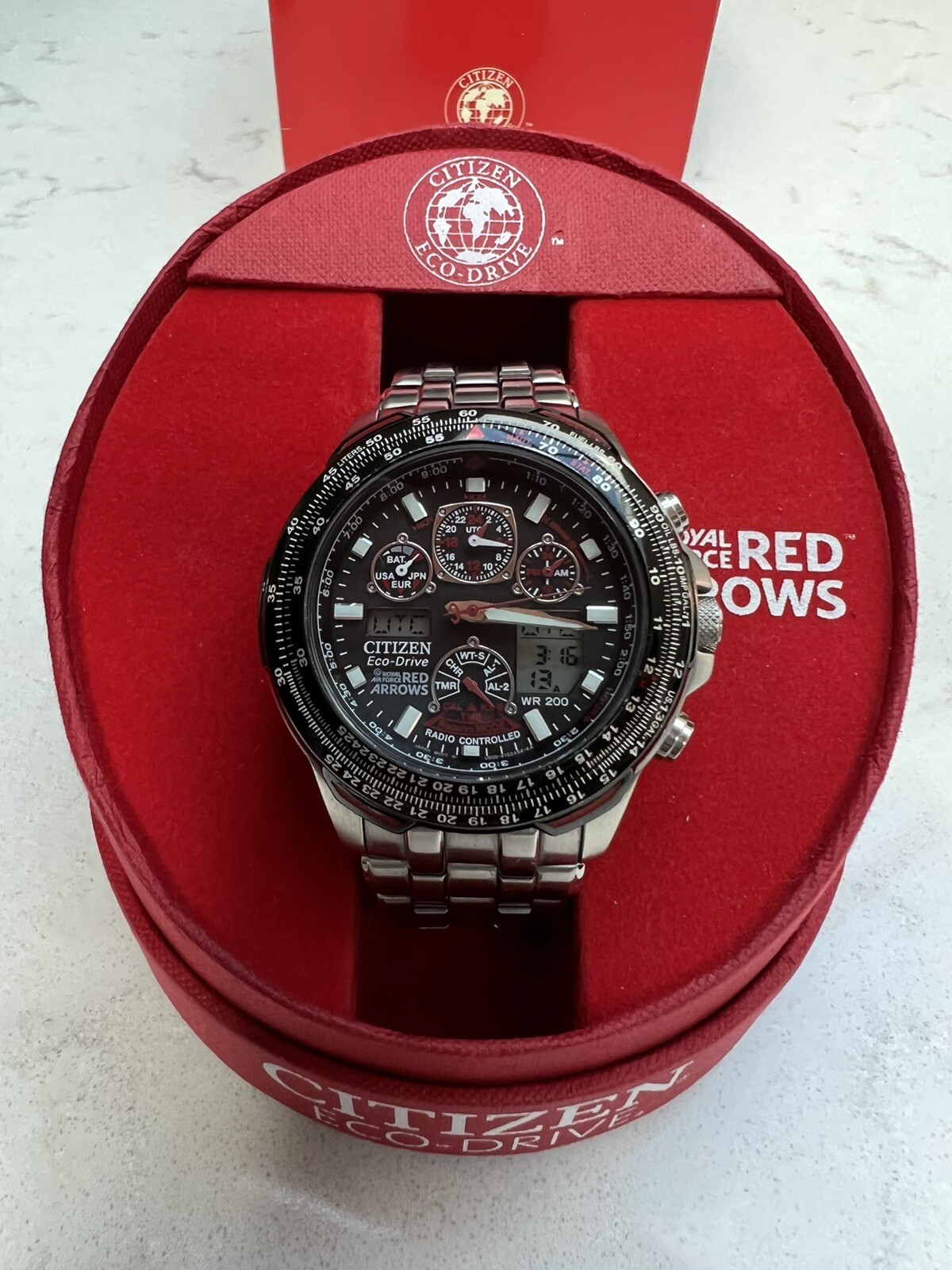 Citizen Eco Drive Red Arrows Watch. Sky 