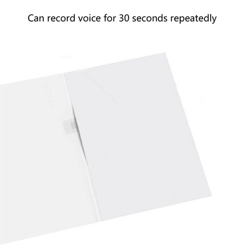 Voice Recording Card Personalized Greeting Card DIY Memorable Moment Writeable - Picture 6 of 18