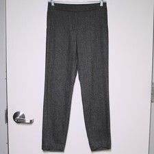 THEORY - Gray Wool Blend "Thaniel Z2 Autumn Flannel" Pants - Women's Size 00   