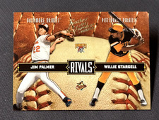 2004 Donruss Leather & Lumber RIVALS Jim Palmer / Willie Stargell 1182/2499