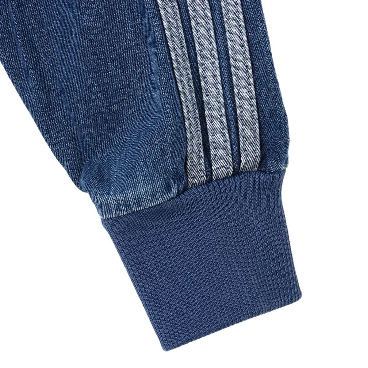 adidas Adicolor Denim Firebird Track Top Medium Blue JC6233 adidas Adicolor Denim Firebird Track Top Medium Blue JC6233