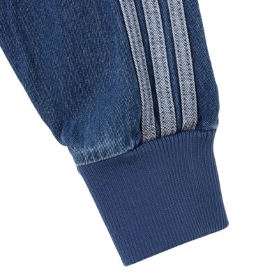 adidas Adicolor Denim Firebird Track Top Medium Blue JC6233 adidas Adicolor Denim Firebird Track Top Medium Blue JC6233