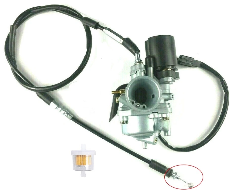 Cable de carburador y acelerador para Kasea Skyhawk Blazer Outback 50cc 90cc Mini Quad Foto 3 de 4