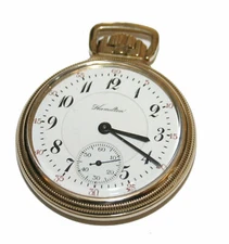Hamilton 10k Gold Filled 23 Jewel Pocket Watch Model #950 Circa 1916