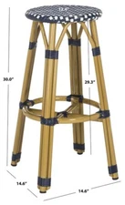 Safavieh KELSEY COUNTER STOOL, Reduced Price 2172731303 PAT4018A