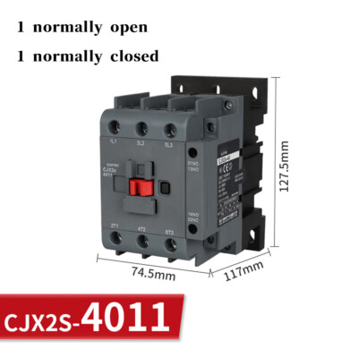 AC24V 36V 110V 220V 380V AC Contactor For DELIXI CCJX2S-4011