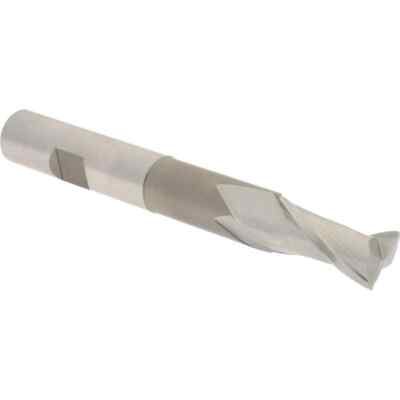 Hertel E1033032 Square End Mill: 1/2'' Dia, 1'' LOC, 1/2'' Shank, 4'' OAL, 2 Flutes