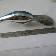 FISHING LURE UNKNOWN 2¾" DEEP DIVE BAIT  BLUE BACK & CHROME LOOKS NEW
