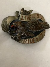Harley+Davidson+Vintage+Live+to+Ride+Belt+Buckle