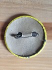 1970'S "TAKE ME TO YOUR LEADER" 3-EYED MONSTER PINBACK BUTTON — photo 6