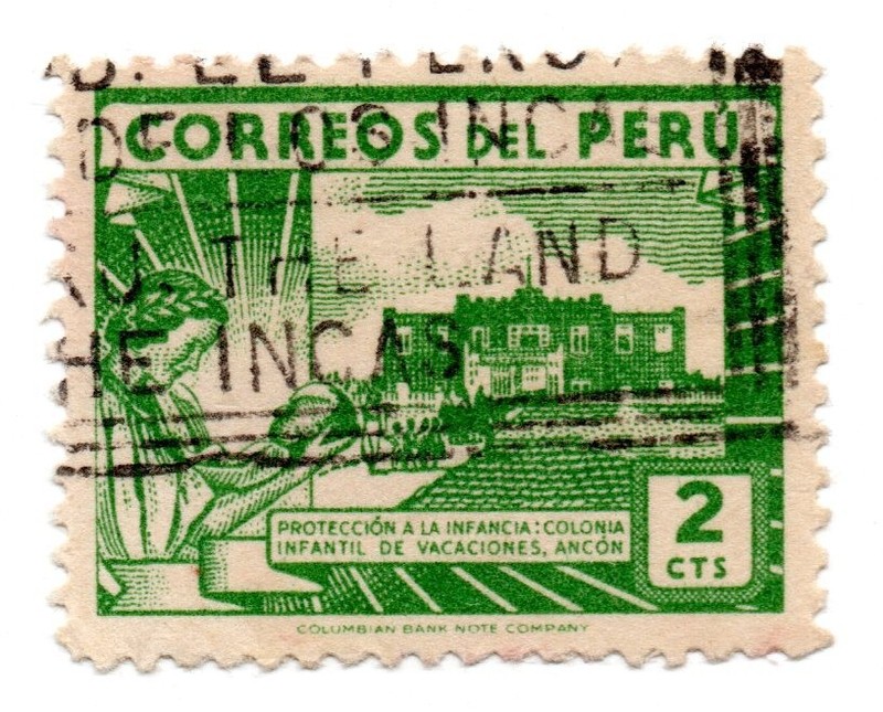 Childhood Protection, Ancon's Children Summer Camp, Perú 1945, used 6