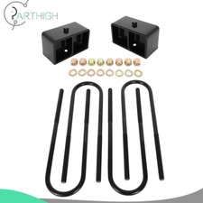 Fits 1999-2022 Ford F-250 F-350 Leveling Lift Kit 3 Inch Rear Blocks W U-blots
