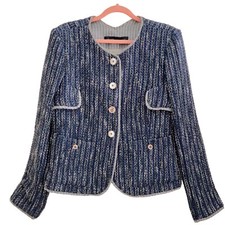 Theyskens Theory Blazer Us 6 Tweed