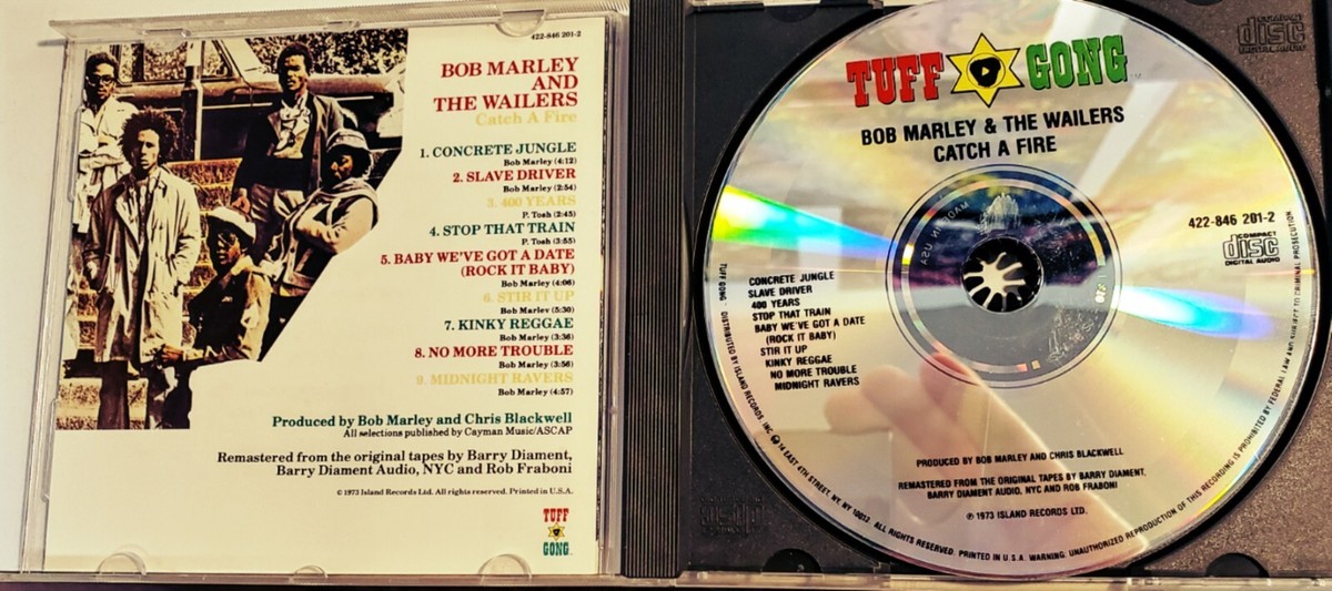 Wailers Catch a Fire Tuff Gong盤BobMarley Bob Marley & the Wailers-Catch a Fire CD (Remastered), 2001