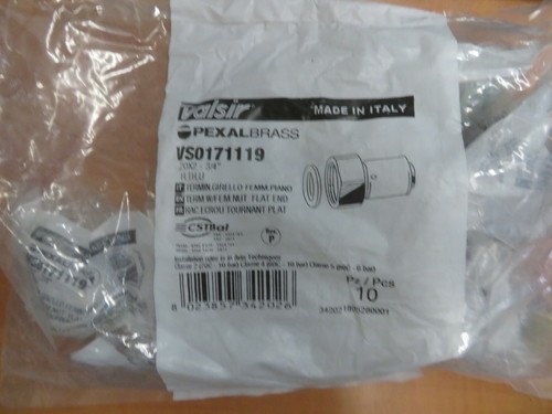 COMAP Raccord droit écrou tournant métallique pour tubes multicouche à