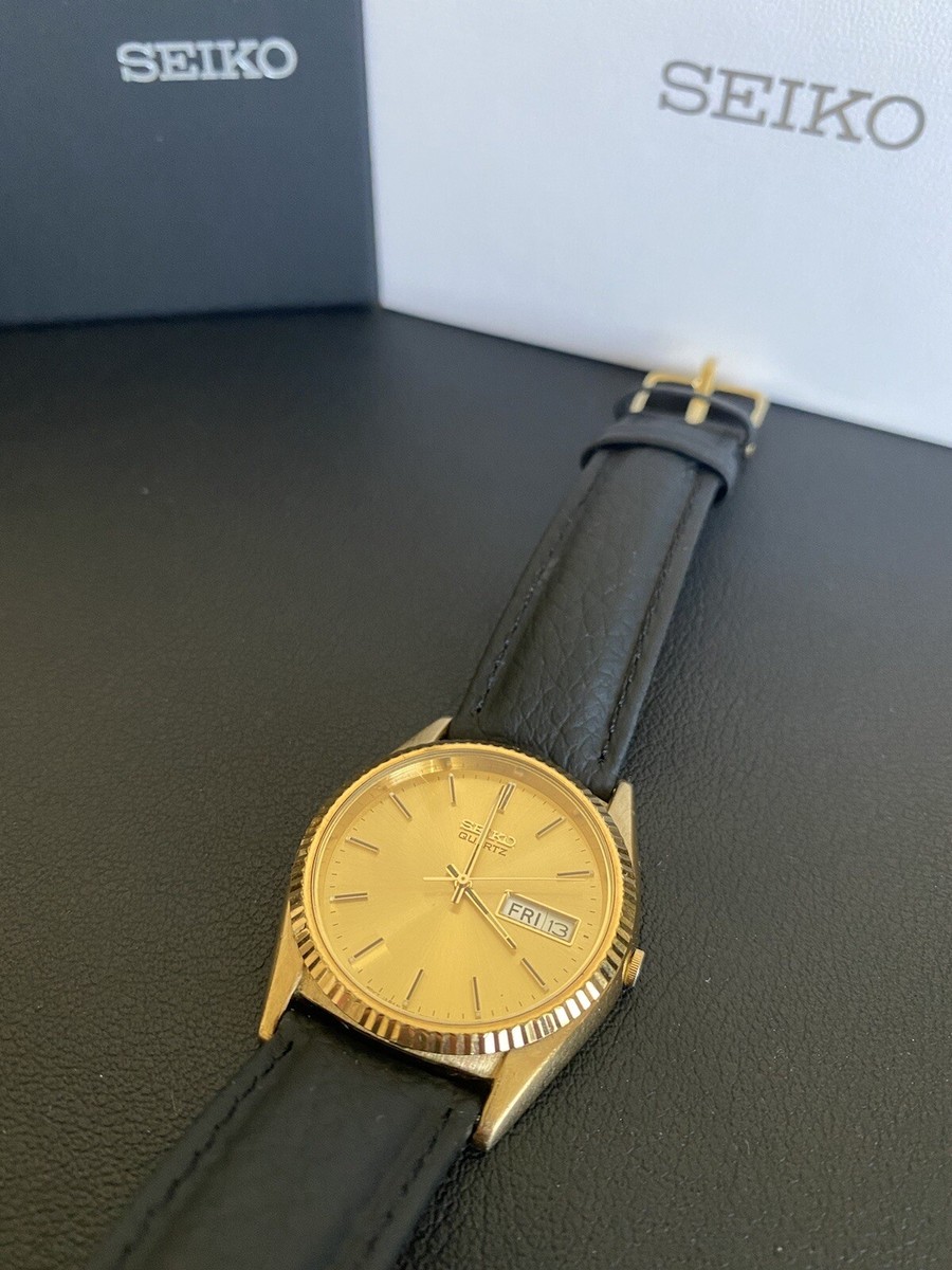 Seiko SGF206 Gold Watch For Men | eBay
