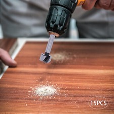 10-50mm Forstner Bit Woodworking Drill Bit Sets Boring Hole Saw Cutter Carbide