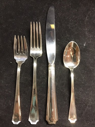 Fairfax by Durgin-Gorham Sterling Silver Dinner Size Place Setting(s) 4pc (LL10) - Picture 2 of 10