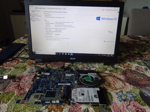 SCHEDA MADRE COMPLETA-PC PORTATILE ACER ASPIRE TIMELINE MA50 INTEL i3 ram 2 gb - Foto 4 di 5