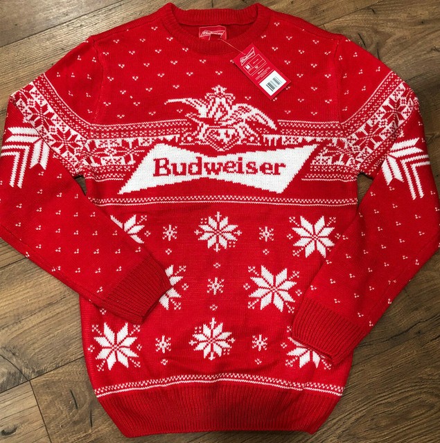 ugly sweater budweiser