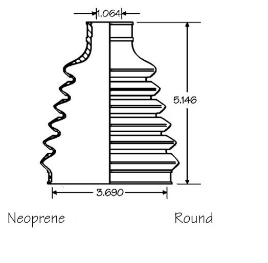 Kit de reparación de arranque CV delantero exterior para Volkswagen Beetle 2003-2005 (ver gráfico) Foto 4 de 4