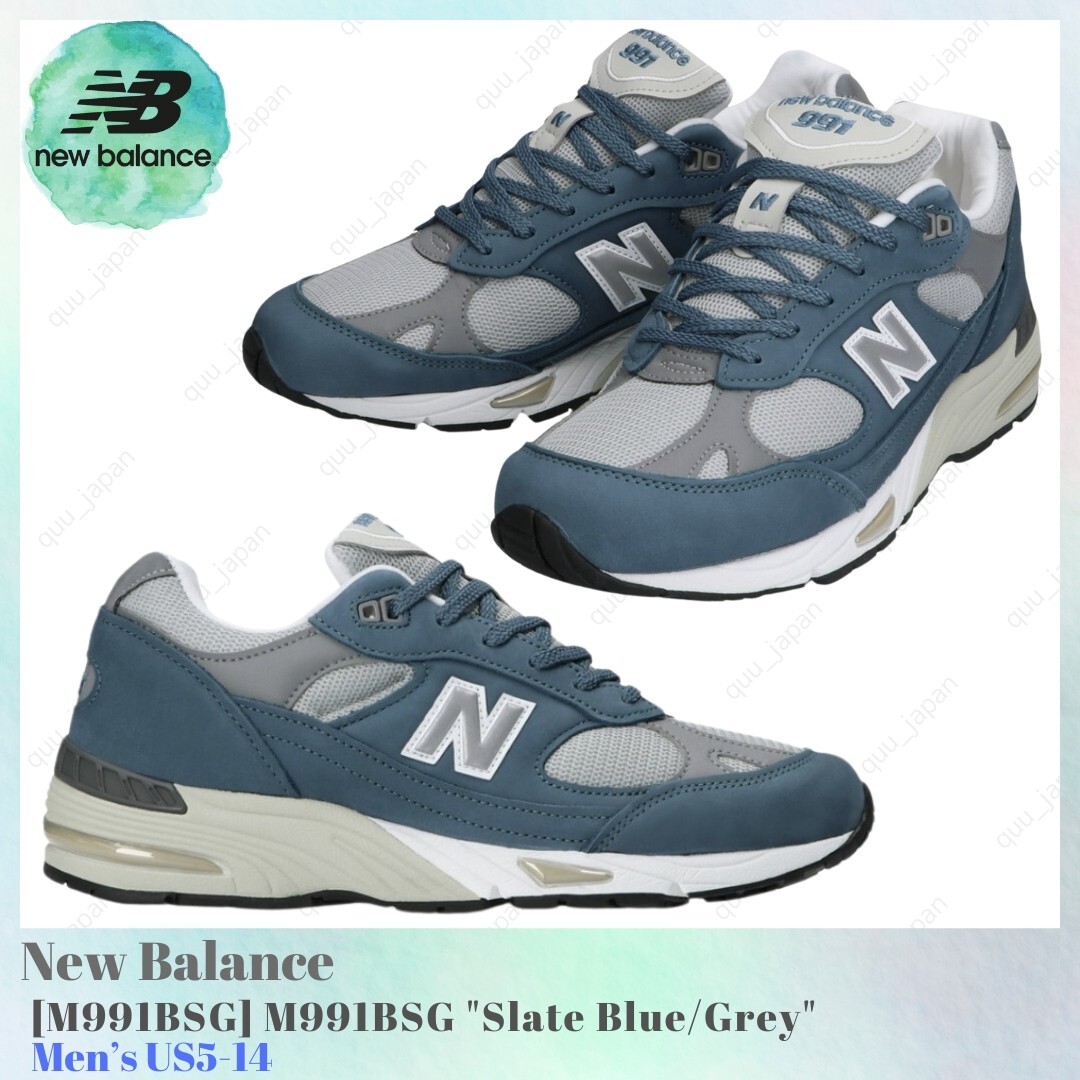 ニューバランス　M991BSG New Balance M991BSG Slate Blue Grey M991BSG Men's US5-14 NEW | eBay