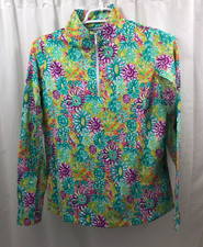 Women's Ibkul 1/4 Zip Active Shirt Small NWT