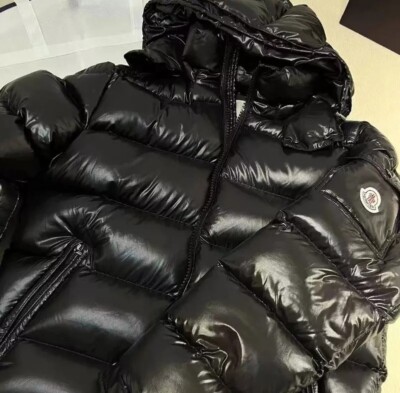 Moncler Maya Jacket Hooded Down Quilted Warm Coat Mens Size 2 3 4 5 Shell