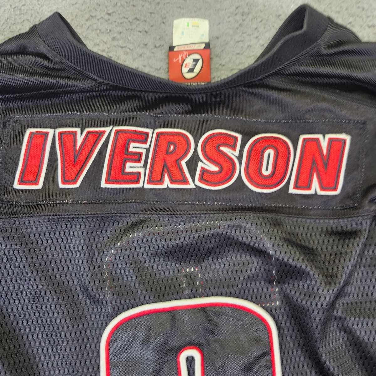 90s Reebok Iverson 3 限定版 ゲームシャツ Vintage Allen Iverson #3 Limited Edition Reebok Football