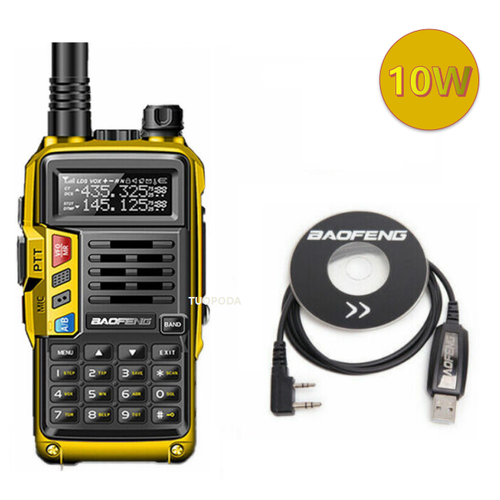 BAOFENG UV9R 10W 2800MAH TRI BAND UHF VHF 2 WAY WALKIE TALKIE HAND FUNKGERÄTE DE - Bild 16 von 19