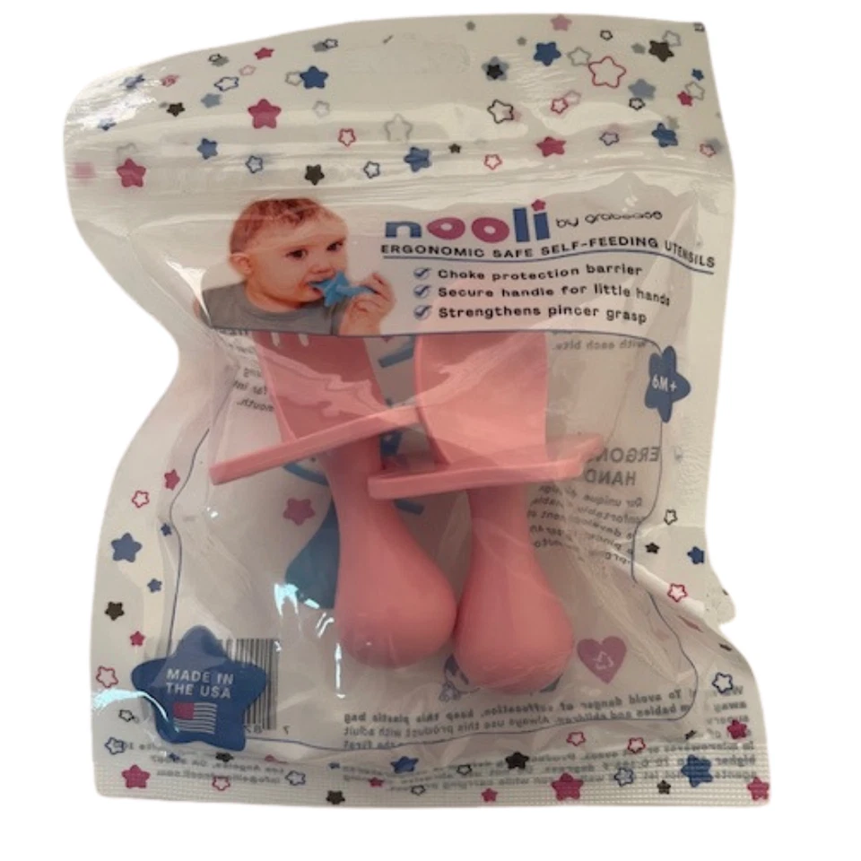 Nooli by Grabease Baby & Toddler Self-Feeding Utensils Set - Image 2 of 4