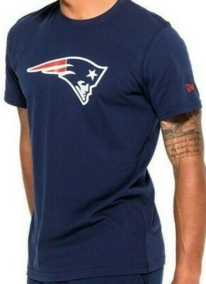 New Era NFL Original Team Logo New England Patriots T-Shirt -Navy/Neu/Gr-L - Bild 1 von 4
