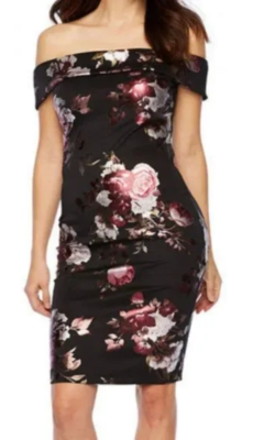 slim fit dress slacks Cassie Strapless Floral Embroidered Midi Dress – VICI main image 0