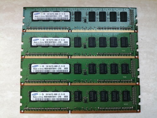 4GB Samsung M391B5673EH1-CF8 DDR3SDRAM ECC-RAM Module 4GB (4x1GB), PC3-8500E