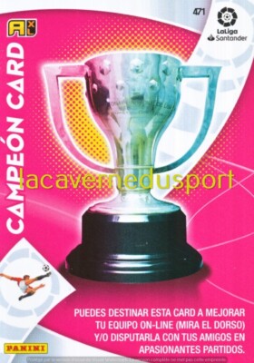 471 TROPHY CHAMPION CARD # PANINI LIGA SANTANDER 2021 2022 ADRENALYN