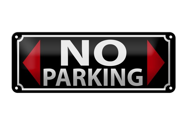 Blechschild Hinweis 27X10 Cm No Parking Parken Parkplatz Deko Schild Tin Sign-image