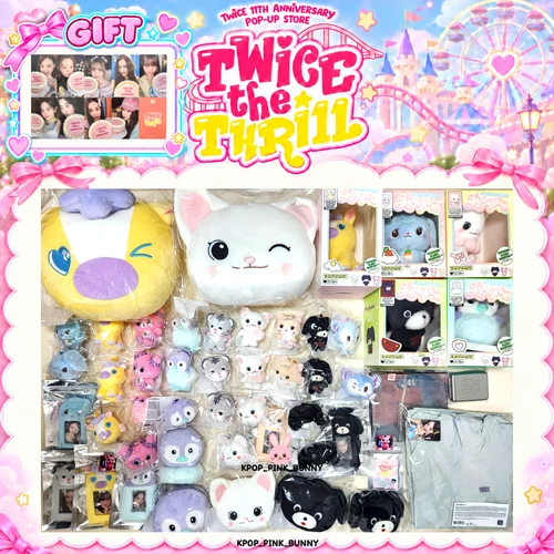 [OFFLINE] TWICE 11TH ANNIVERSARY POP UP TWICE THE THRILL OFFICIAL MERCH + GIFT - product listing photo