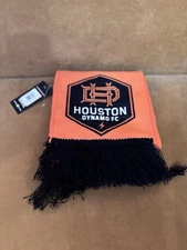 Houston Dynamo Futbol FC Scarf 7.5Tx52L+fringe futbol/soccer Messi