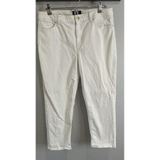 Chicos So Slimming Womens Crop White Pants So Slimming Collection 1.5 10