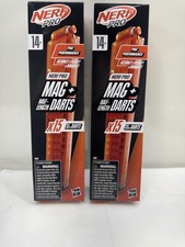 Nerf Pro Mag Plus Half-Length Dart Magazine Refill, 15 Darts Lot Of 2