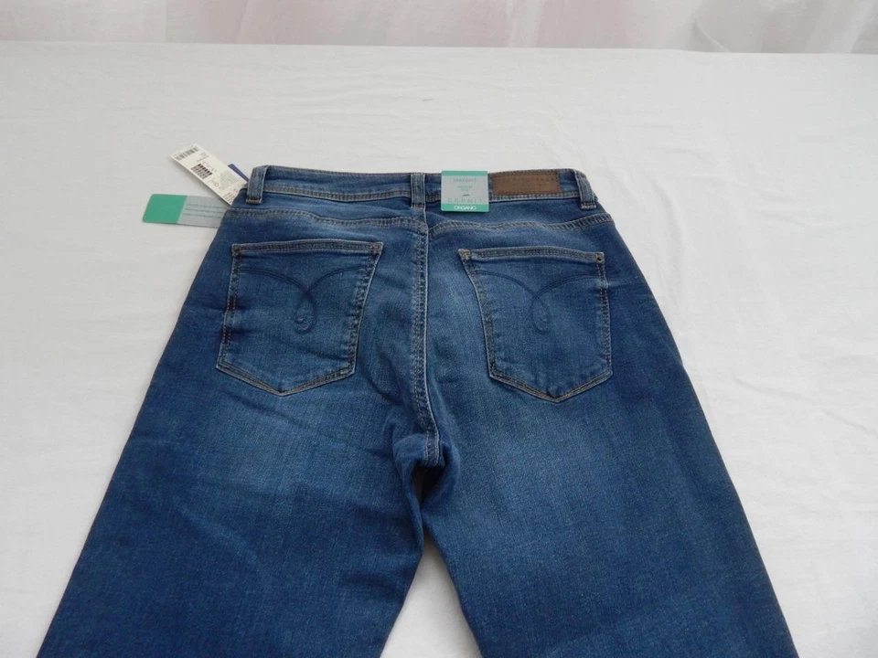 Esprit Straight Jeans Stretch Blue Size 8 Waist 26 Leg 30 W26 L30 Zip Fly (Q7144 - Image 3 of 4