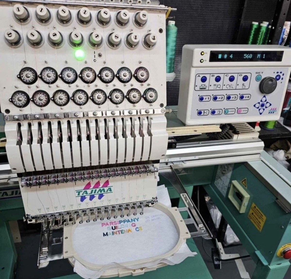 Tajima TEHX C 15 Needle Embroidery Machine | eBay
