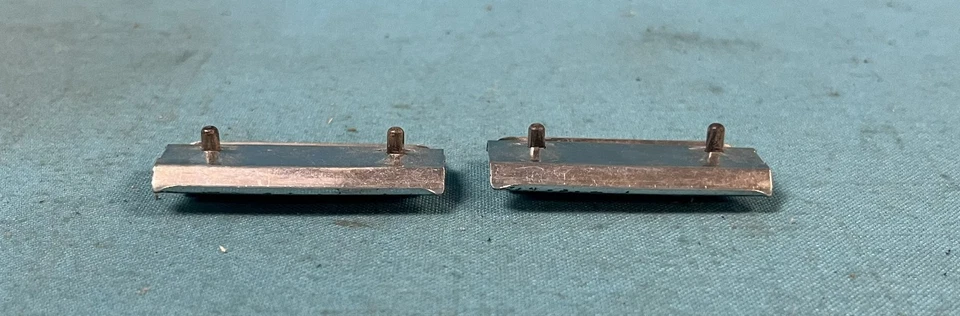 USADO para 1969 A-body Plymouth Barracuda assento estofado inserções cromadas - Imagem 3 de 4