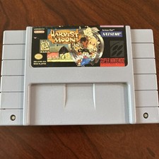 Harvest Moon Super Nintendo Entertainment System, 1991 SNES Authentic  Untested