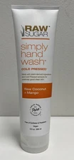 Raw Sugar Coconut + Mango Cold Pressed Plant Derived Simply Hand Wash  9 fl. oz.